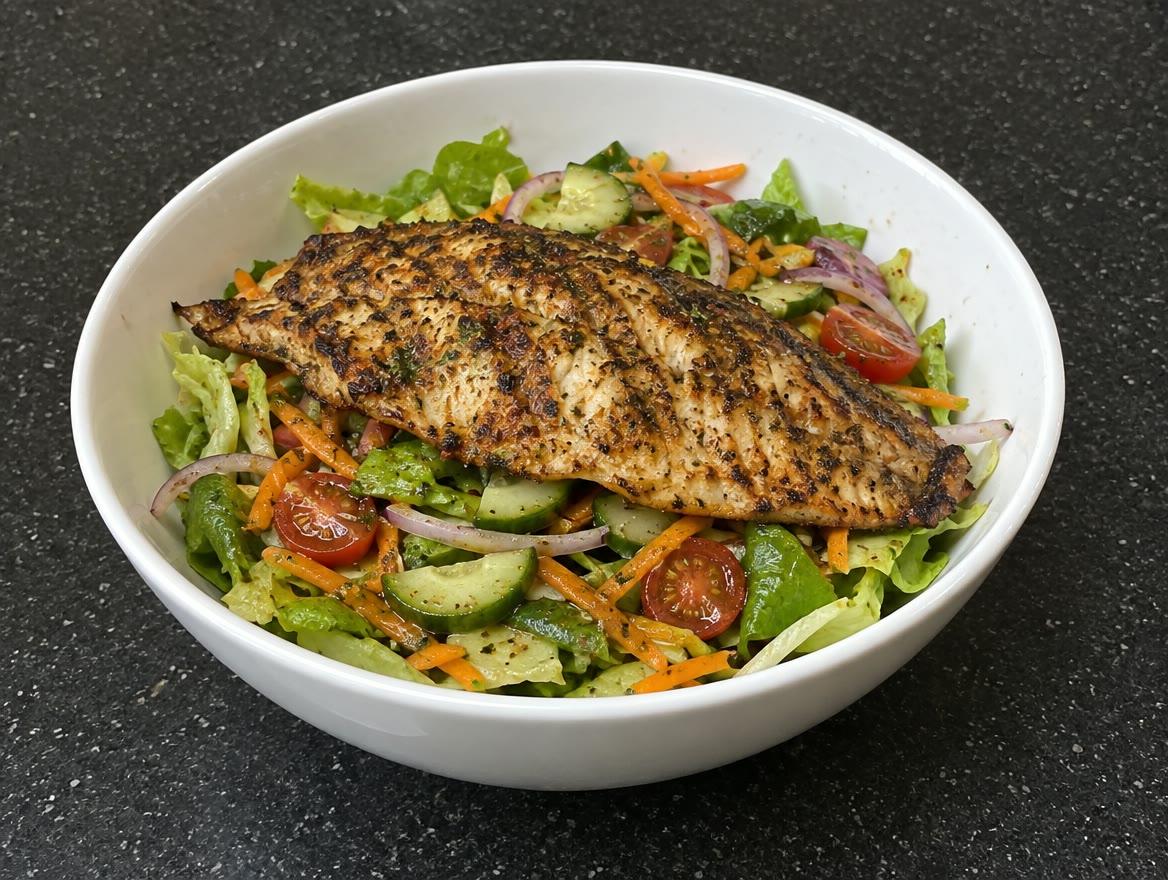 Grilled Fish Salad