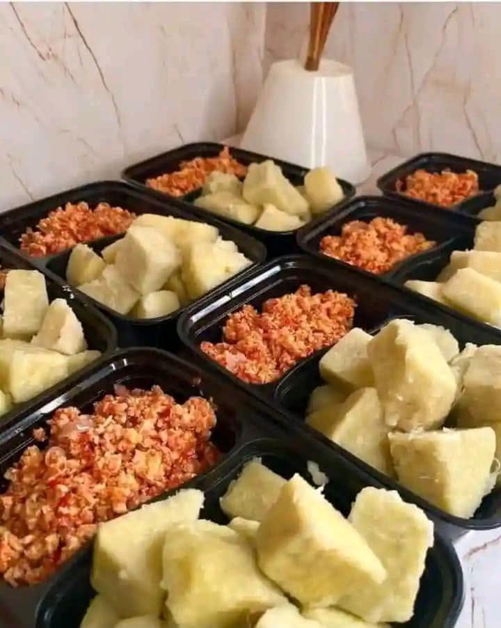 Yam & Egg Sauce