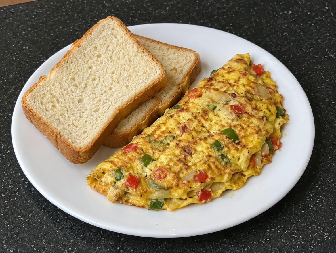 Omelette & Bread