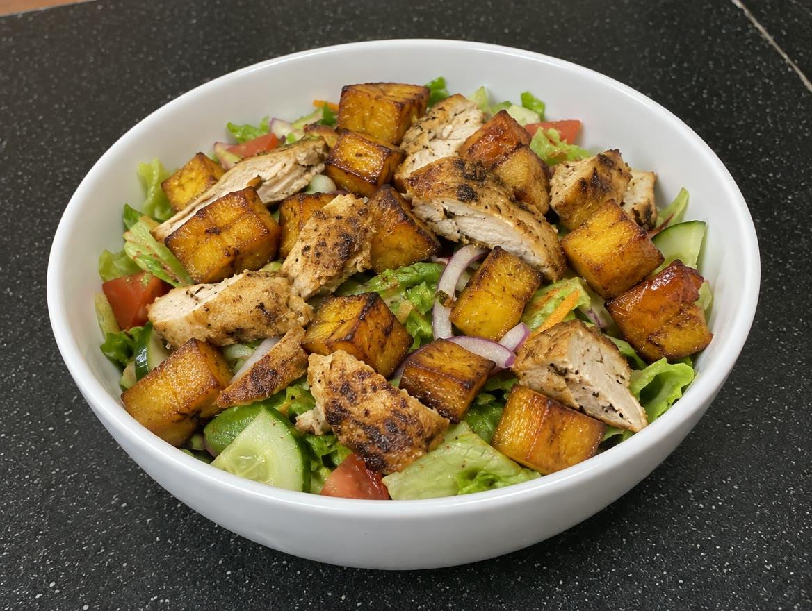 Plantain Chicken Salad