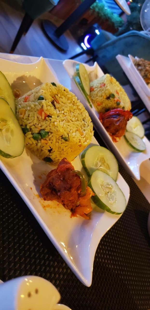 Fried Rice and Beef/Plantain